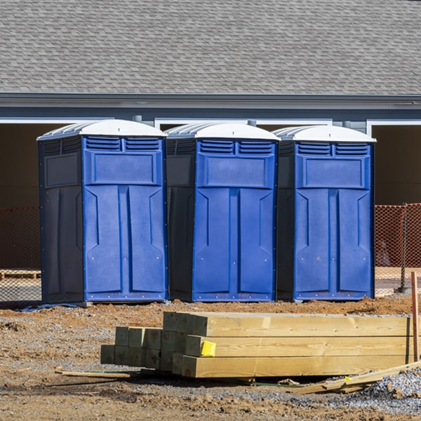 are there any restrictions on where i can place the porta potties during my rental period in Warner Springs
